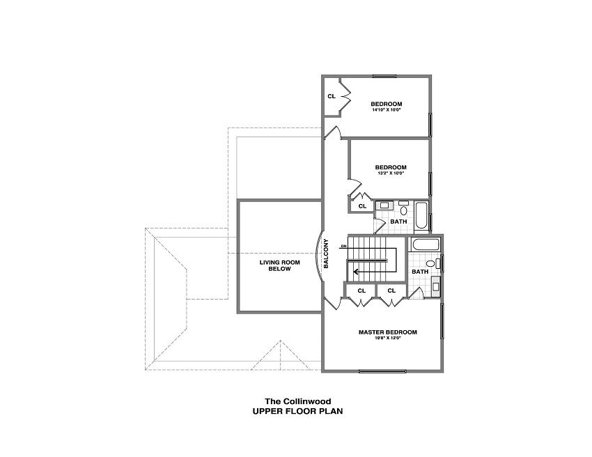 Collinwood Upper Floor Plan