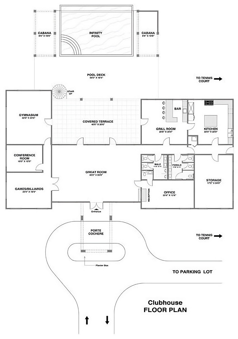 Clubhouse Floor Plan